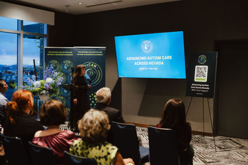 nevada collective for autism launch event audience and speaker